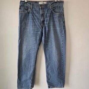 Levi Strauss 559 Relaxed Straight Jeans Mens 36x30 Blue Denim Cotton